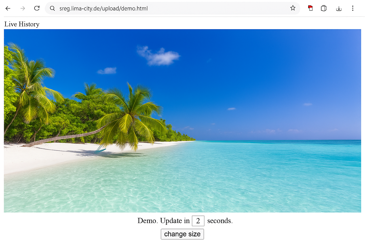Live screen dashboard in real time